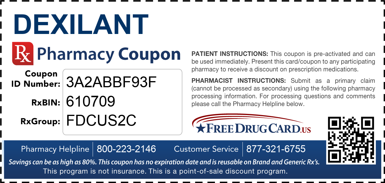 Dexilant Coupon Free Prescription Savings At Pharmacies Nationwide