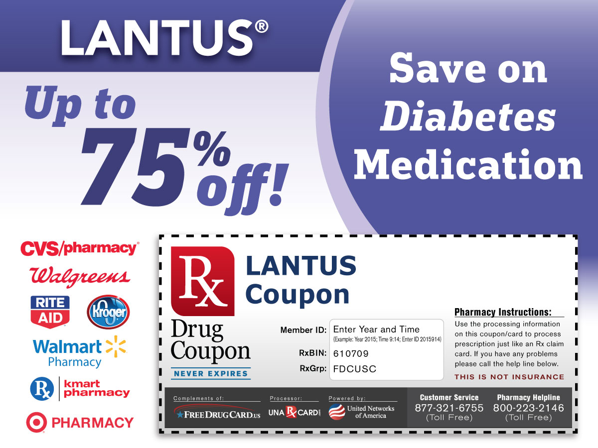 Lantus Coupon for Prescription Discounts