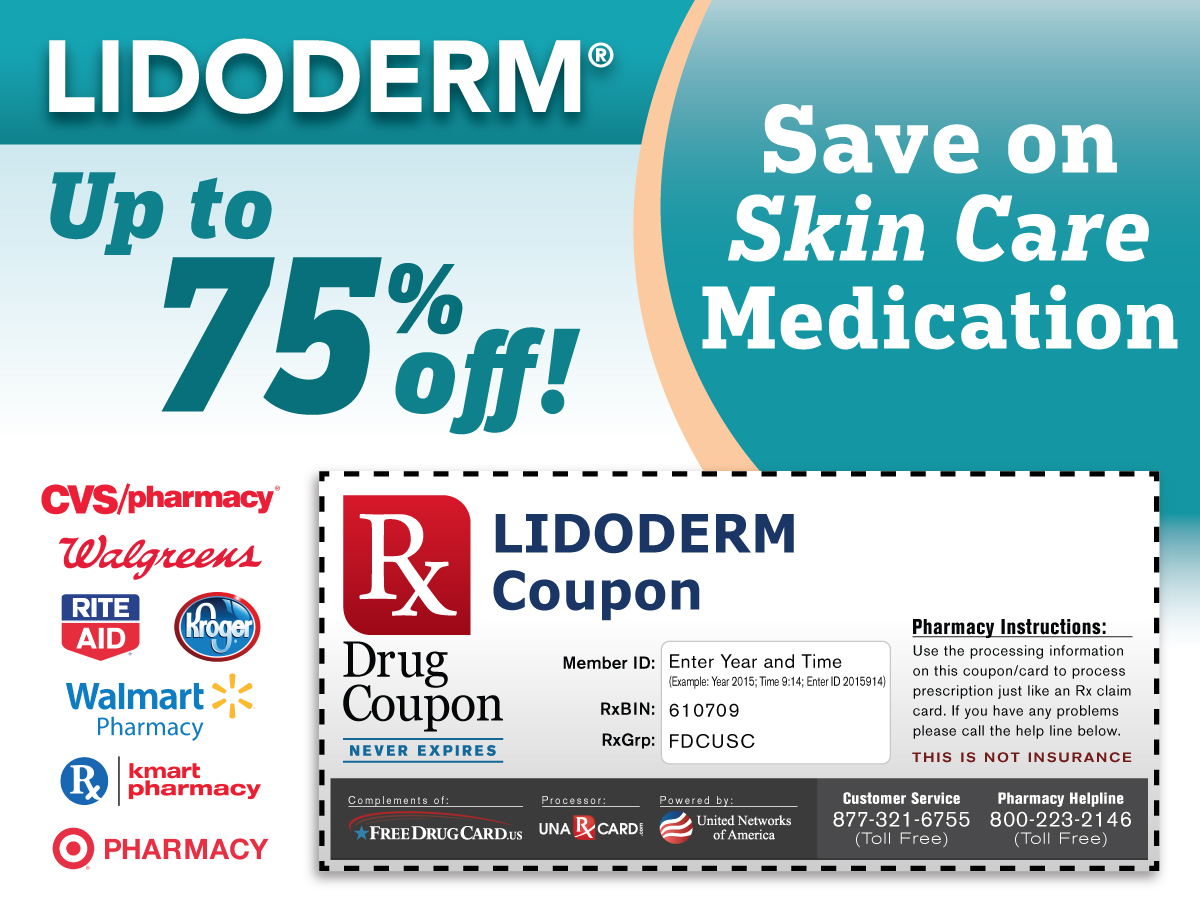 Lidoderm Coupon for Prescription Discounts