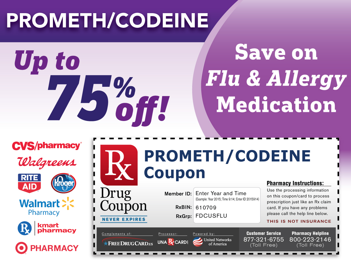 Promethazine Codeine Coupon for Prescription D