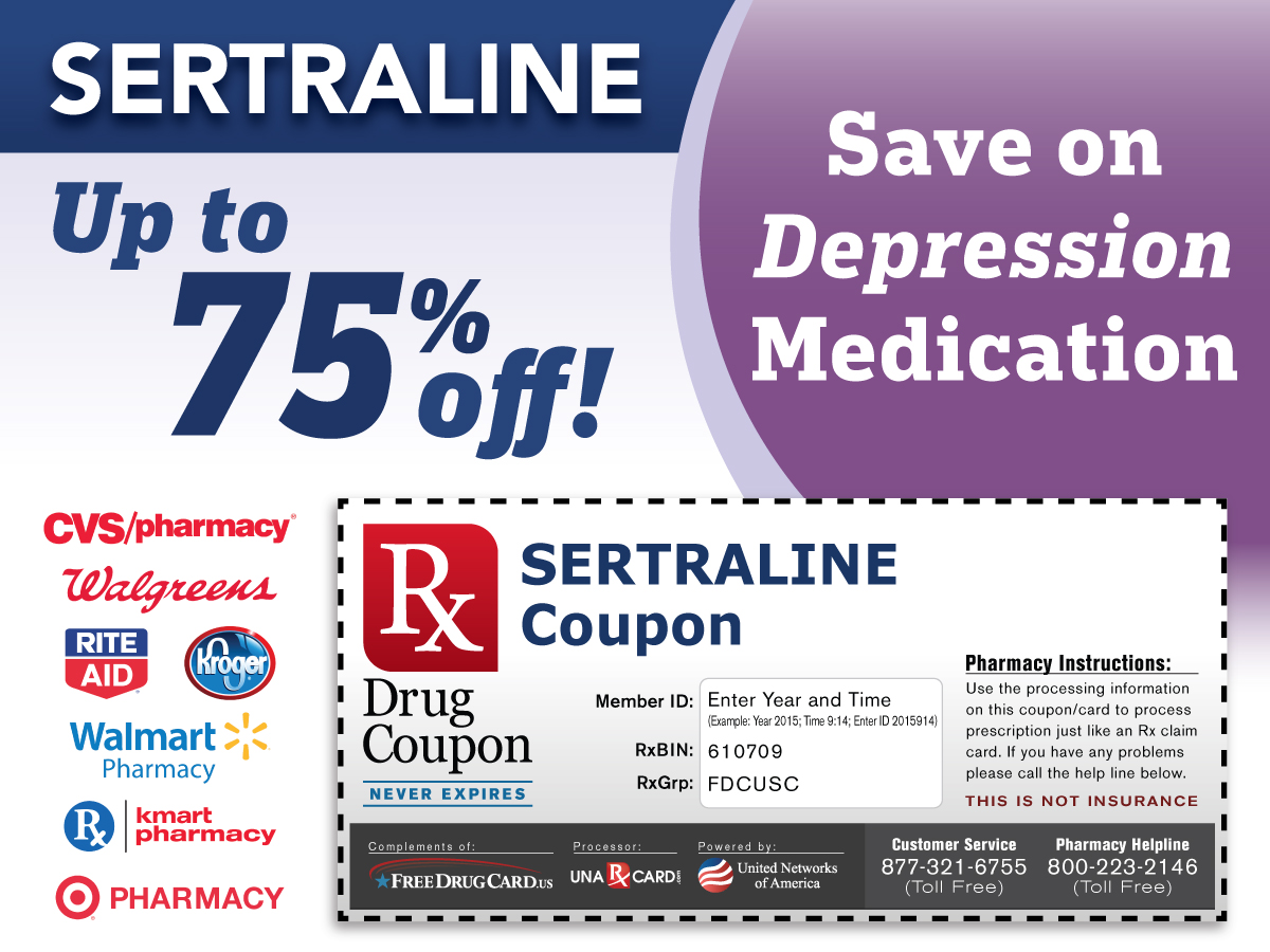 Sertraline Coupon for Prescription Discounts