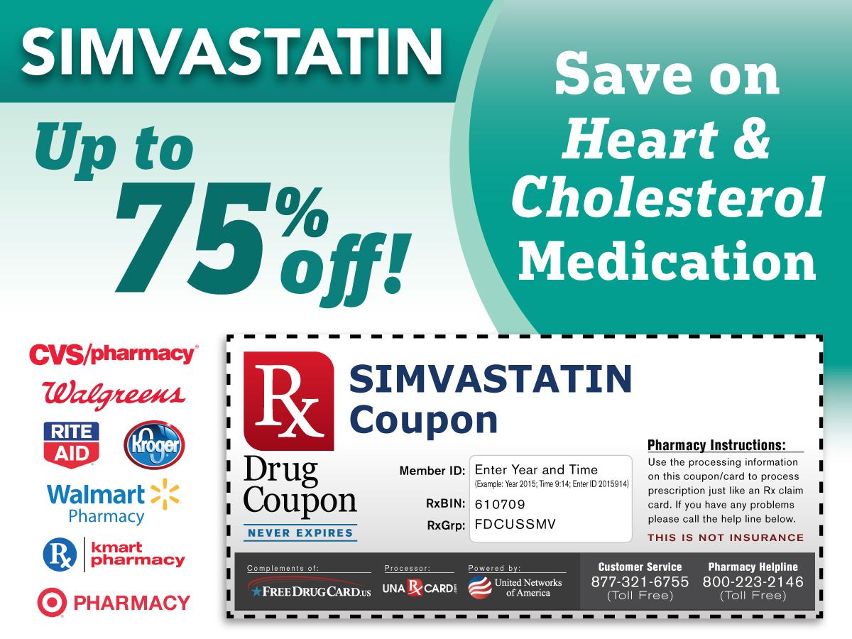 Heart & Cholesterol Prescription Coupons with Pharmacy Discounts