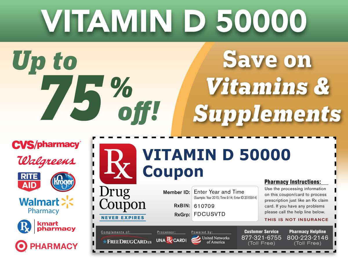 Vitamin D Coupon for Prescription Discounts