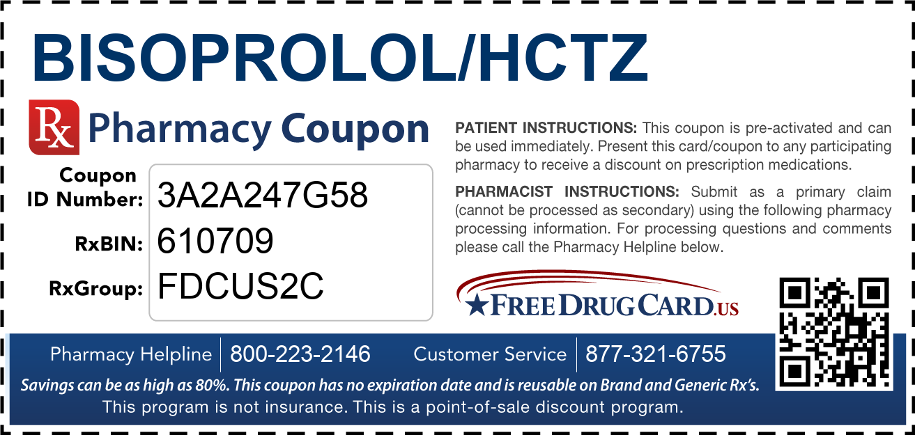 Discount Bisoprolol/HCTZ Pharmacy Drug Coupon