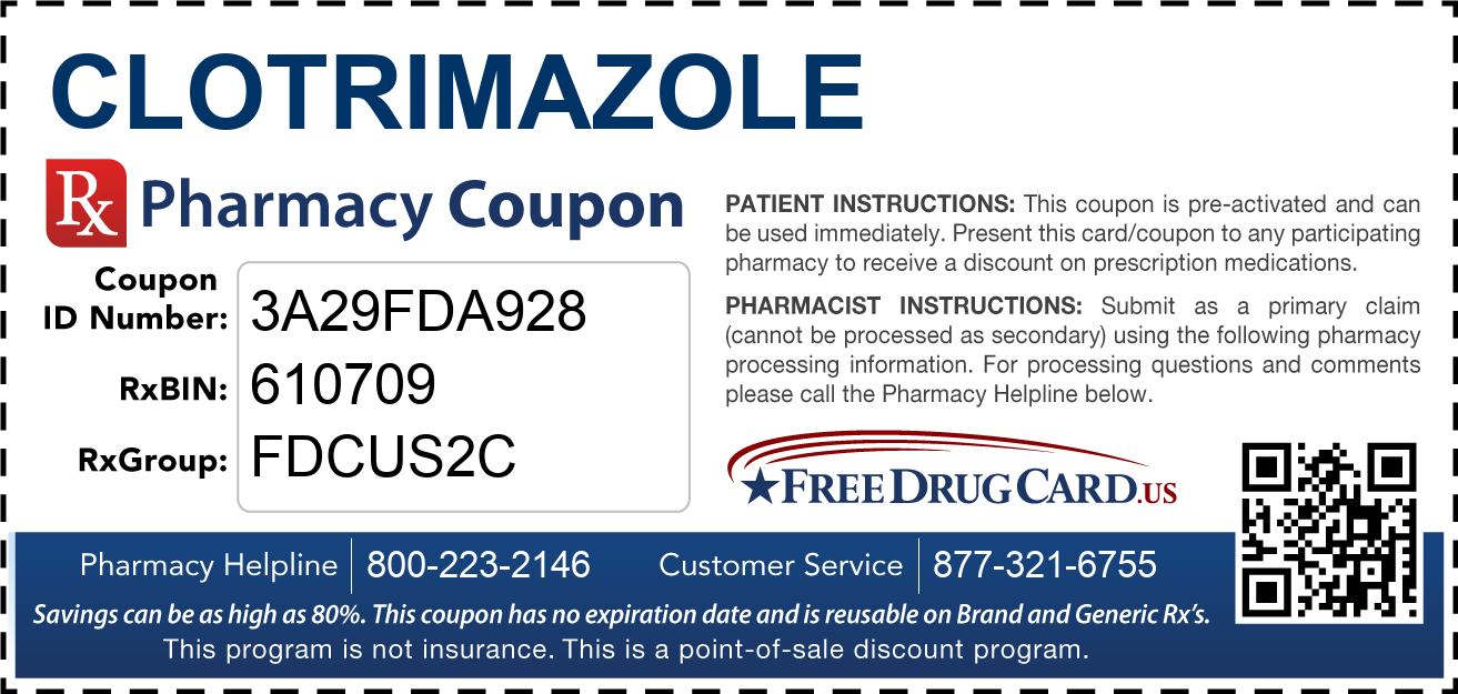 Discount Clotrimazole Pharmacy Drug Coupon