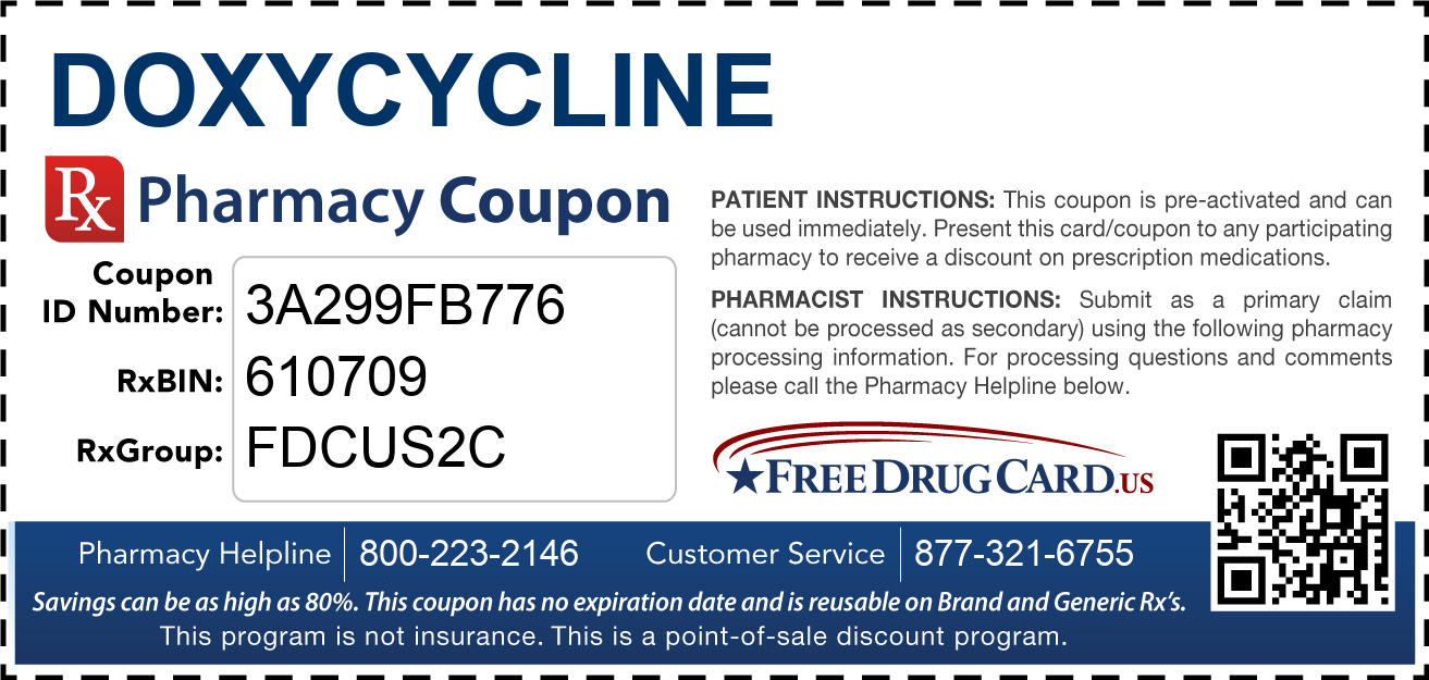 Discount Doxycycline Pharmacy Drug Coupon