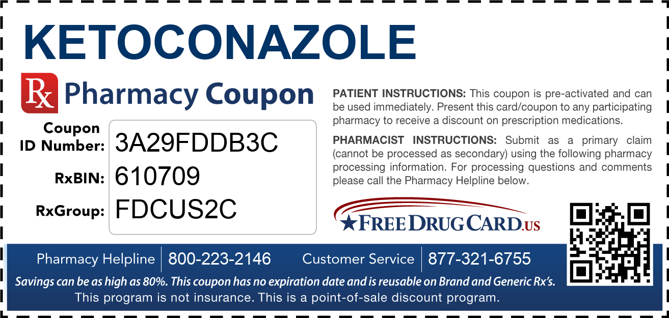 Discount Ketoconazole Pharmacy Drug Coupon