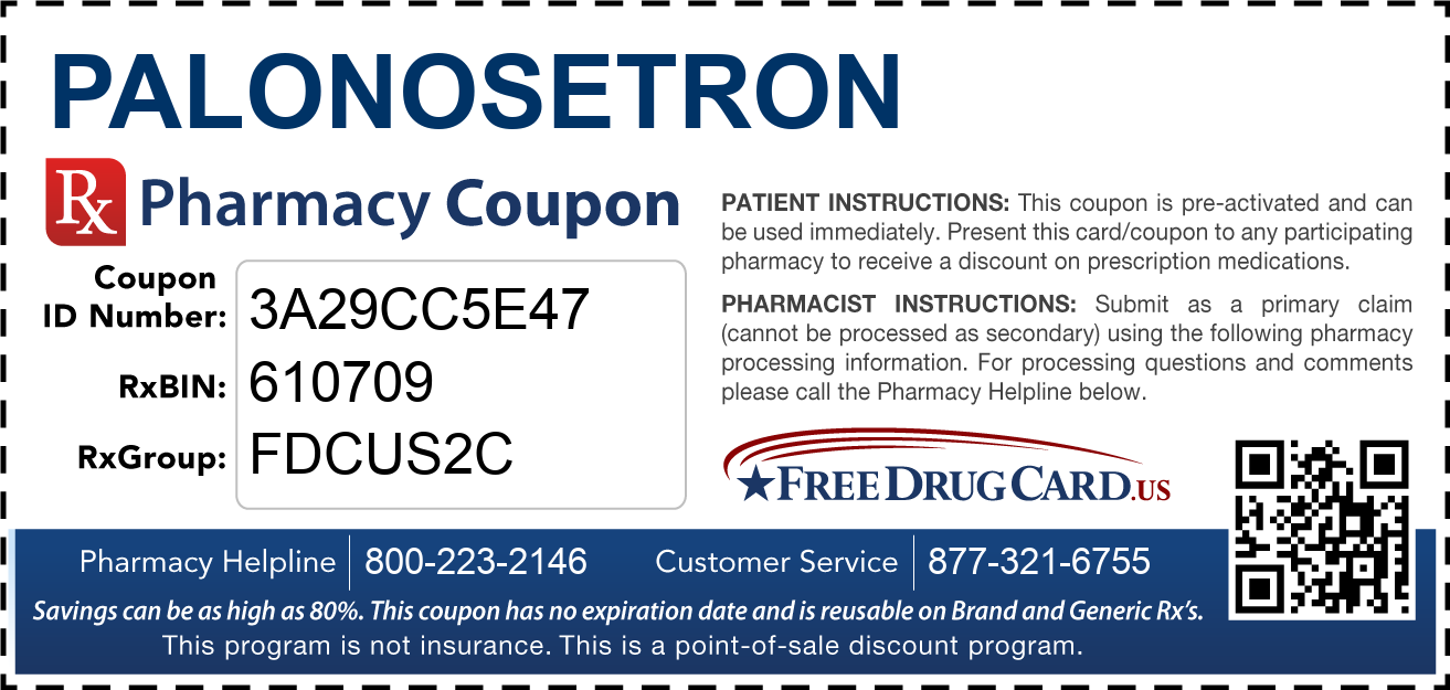 Discount Palonosetron Pharmacy Drug Coupon