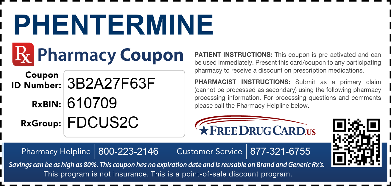 phentermine 37.5 discount coupon