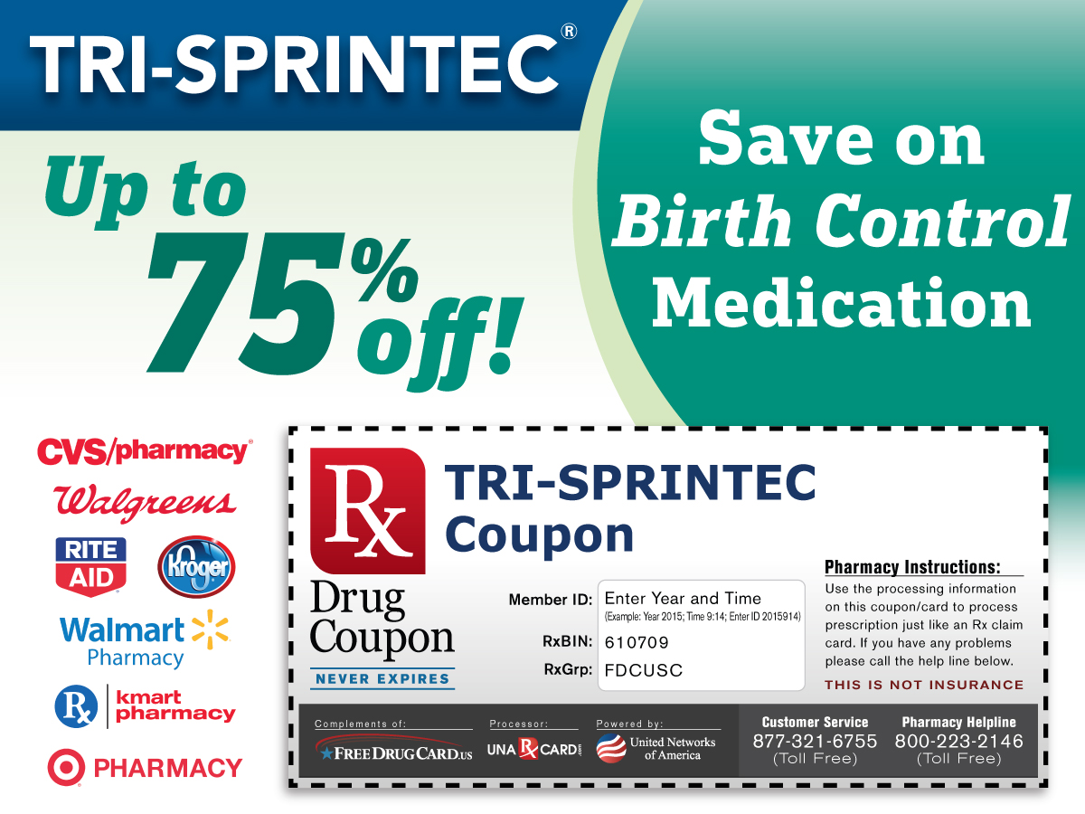 Tri-Sprintec Coupon for Prescription Discounts
